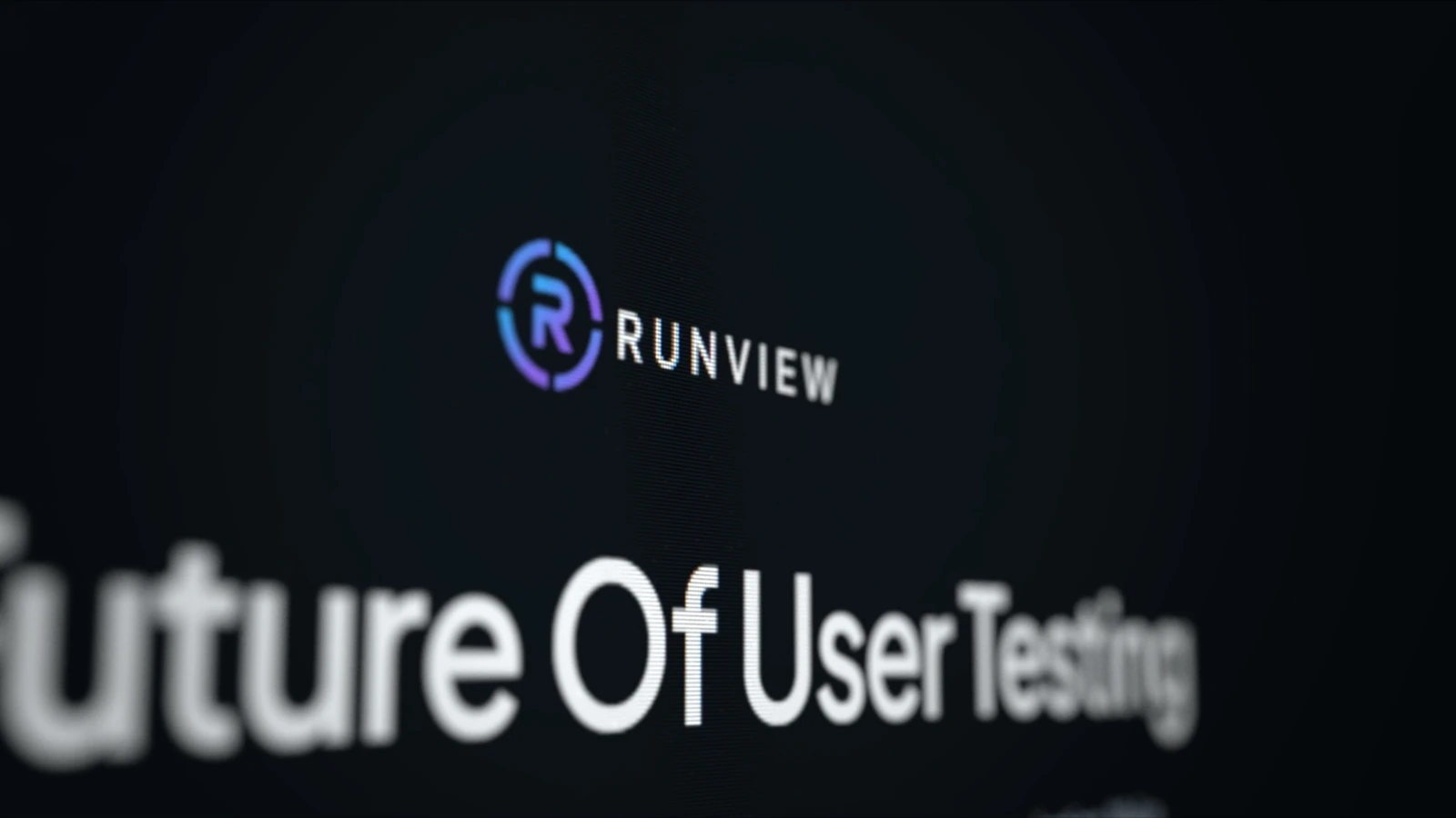 Runview — user-testing platform interface